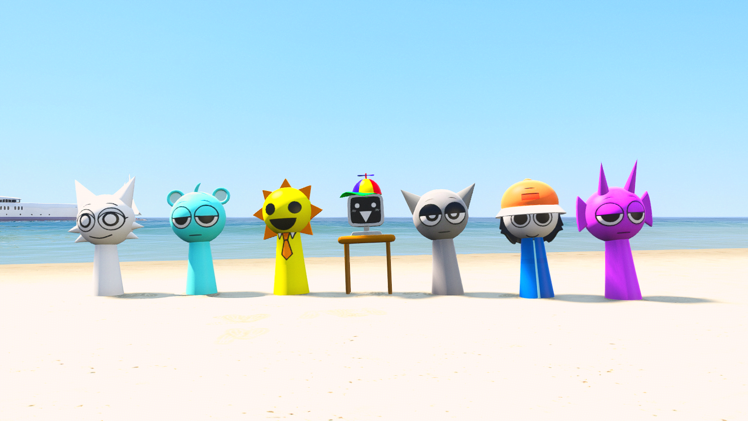 GTA 5 Mods Sprunki 22 Character Pack