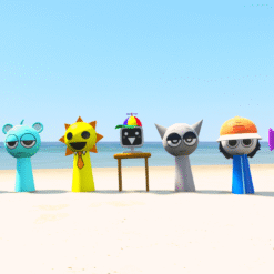 GTA 5 Mods Sprunki 7 Character Pack