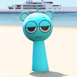 GTA 5 Mods Sky Blue Sprunki Addon Ped