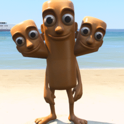 GTA 5 Mods 3 Head Tung Tung Sahur Italian Brainrot