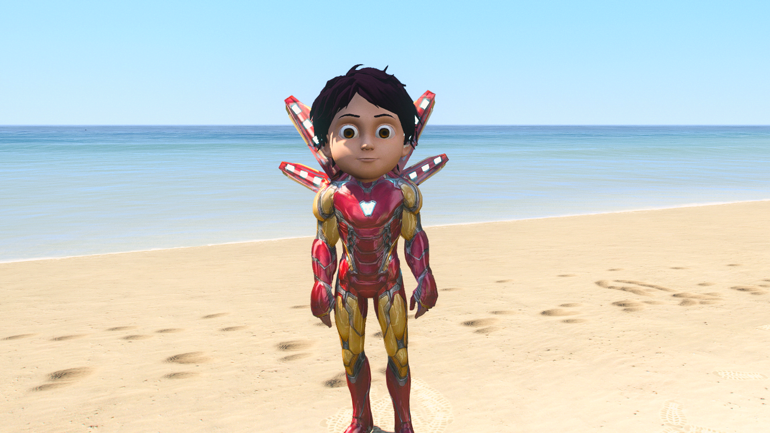 GTA 5 Mods Iron Shiva Addon Ped