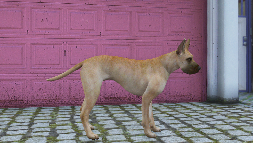 GTA 5 Mods Great Dane Dog FiveM Ped
