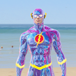 GTA 5 Mods Purple Flash Addon+FiveM