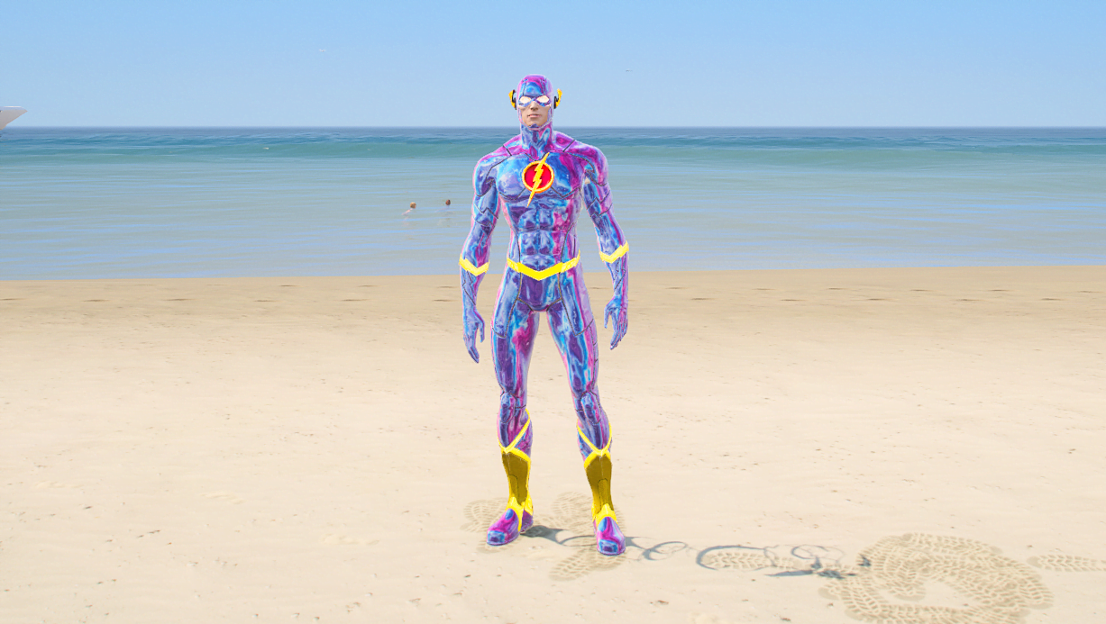 GTA 5 Mods Purple Flash Addon+FiveM