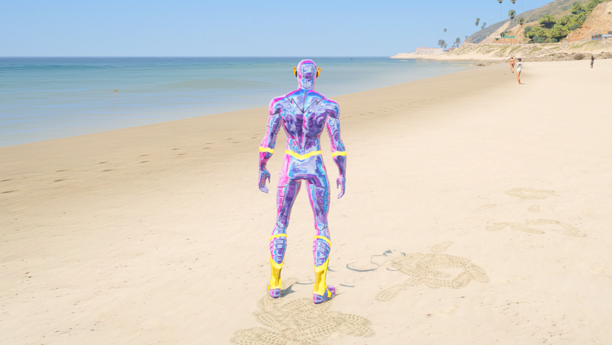 GTA 5 Mods Purple Flash Addon+FiveM