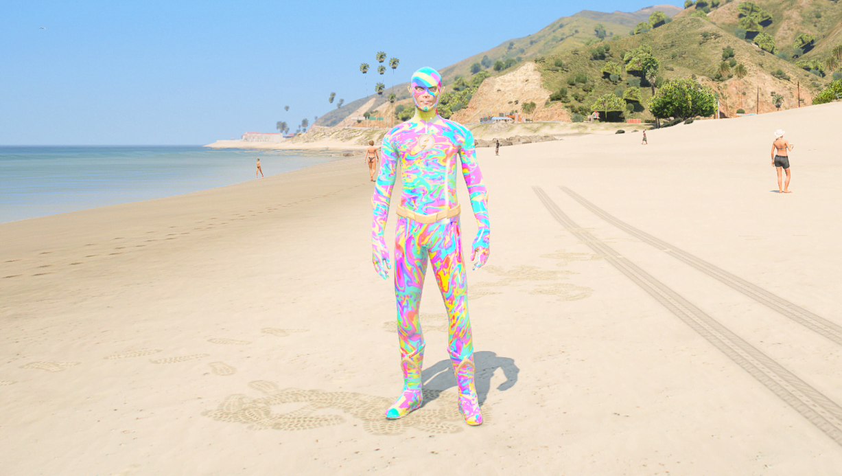 GTA 5 Mods Rainbow Flash Addon+FiveM