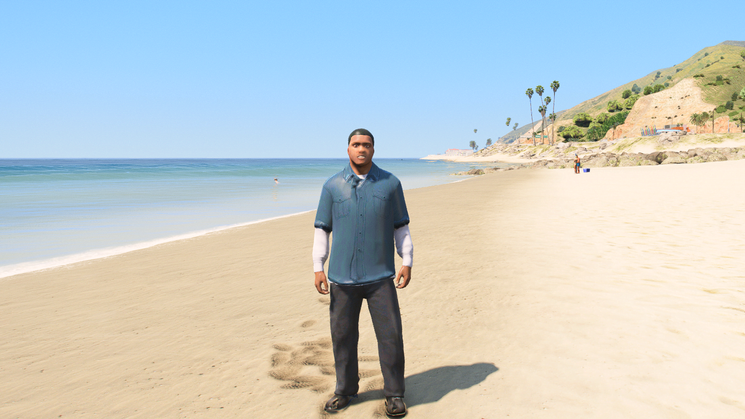 GTA 5 Mods Pixelated Franklin 2