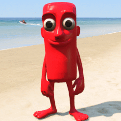 GTA 5 Mods Red Tung Tung Sahur Italian Brainrot