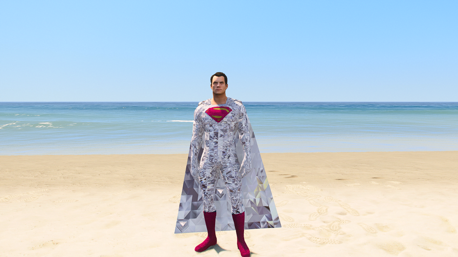 GTA 5 Mods Diamond Superman Addon+FiveM