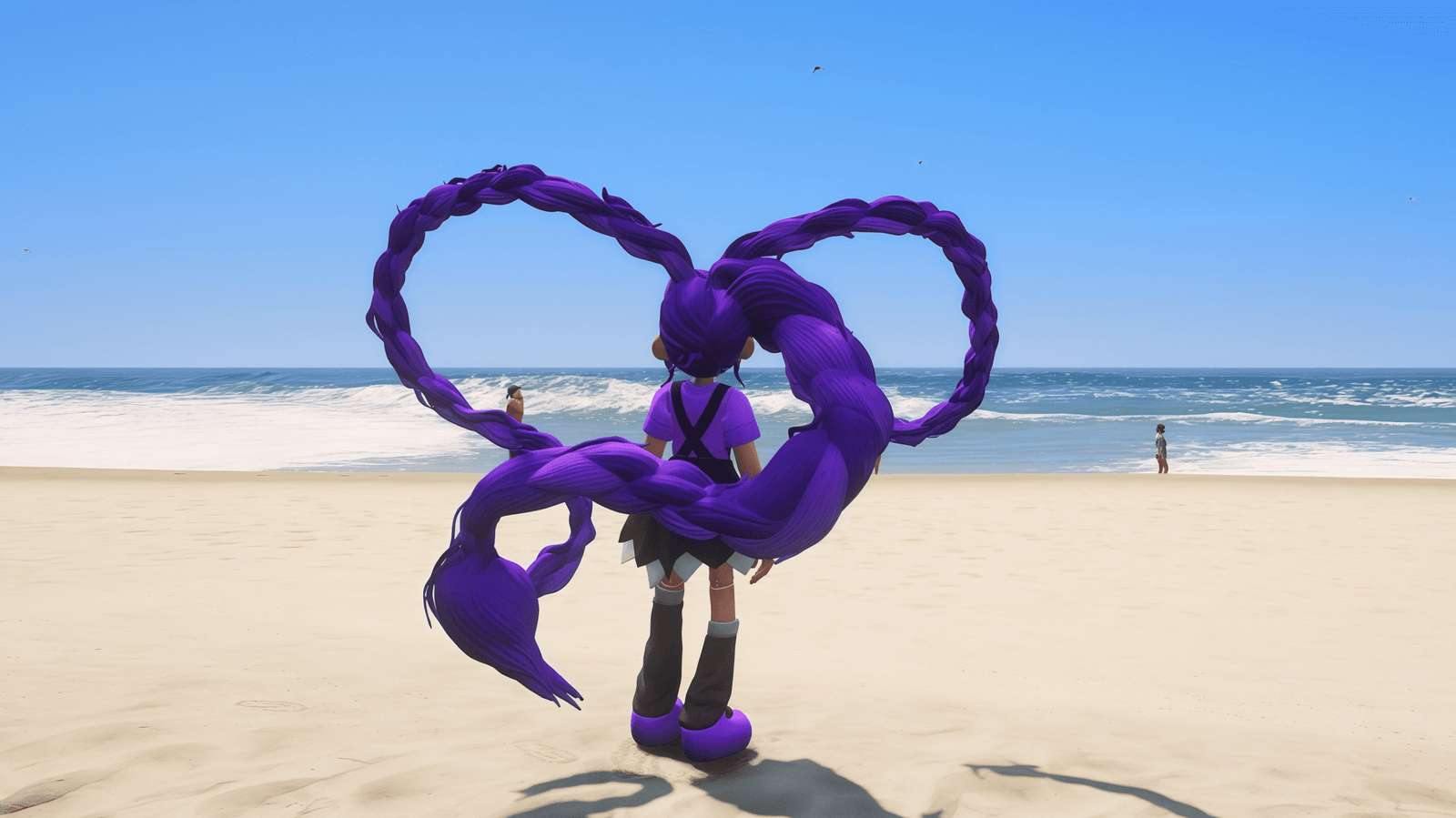 GTA 5 Mods Lily Lovebraids - Poppy Playtime Addon+FiveM